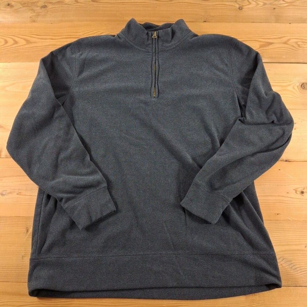 weatherproof mens quarter zip pullover Xl Gray
